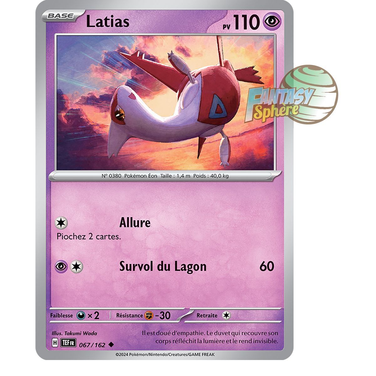 Latias – Ungewöhnlich 67/162 – Scharlachrote und violette Zeitkräfte