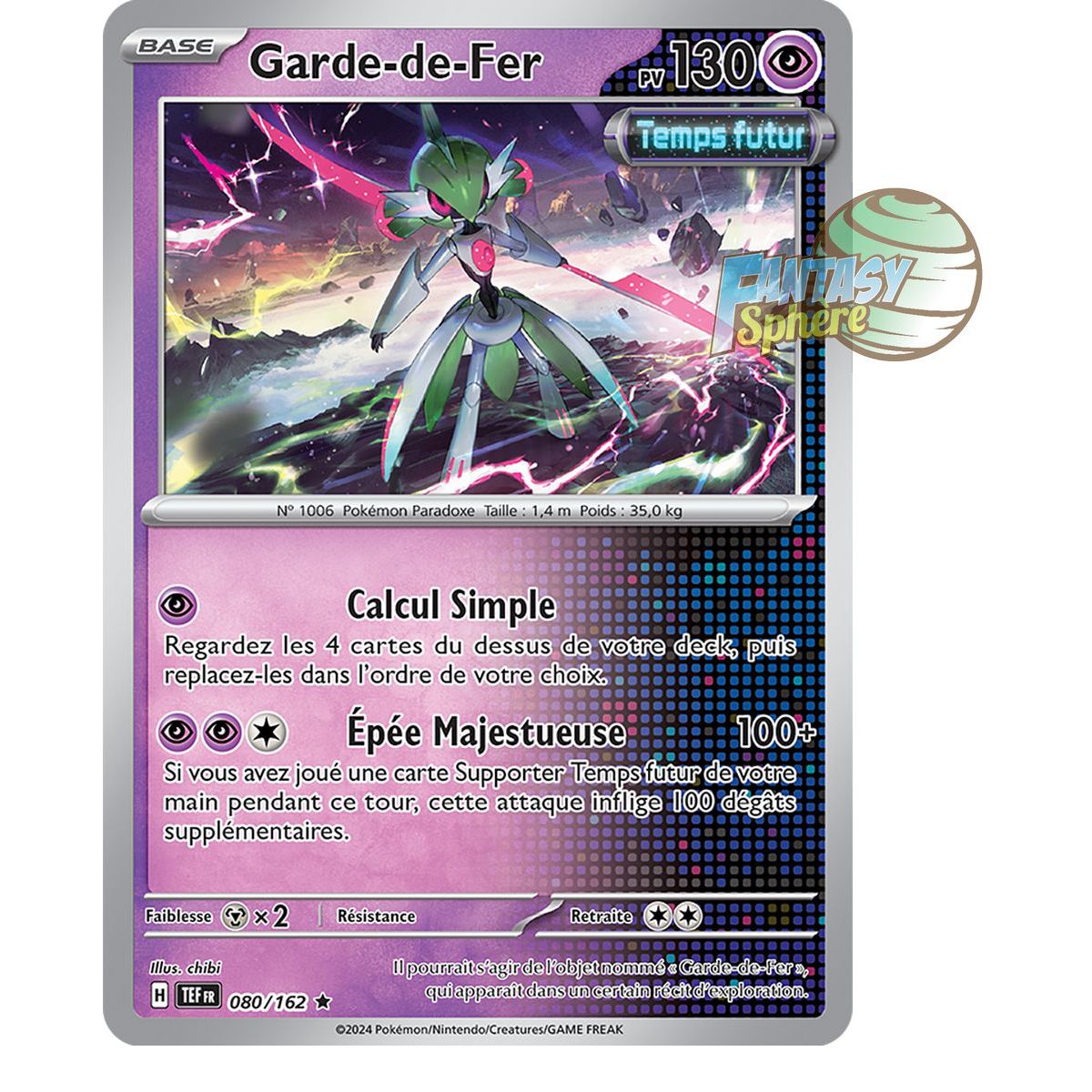 Eiserne Garde – Holo Rare 80/162 – Scharlachrote und violette Zeitkräfte