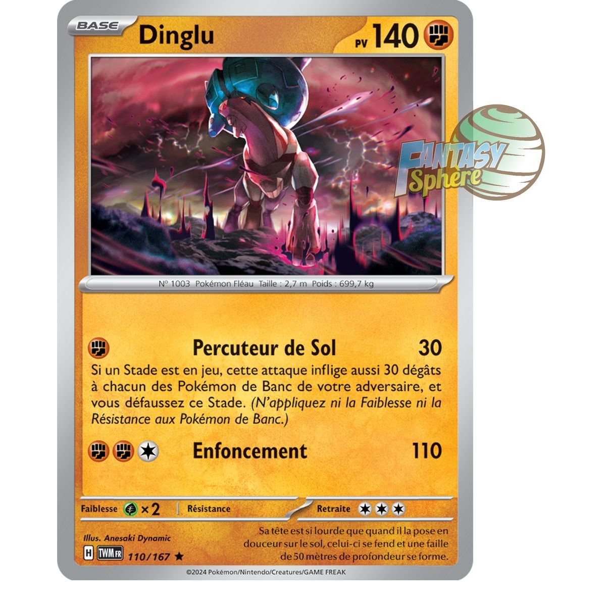 Dinglu – Holo Rare 110/167 – Scharlachrote und violette Twilight-Maskerade