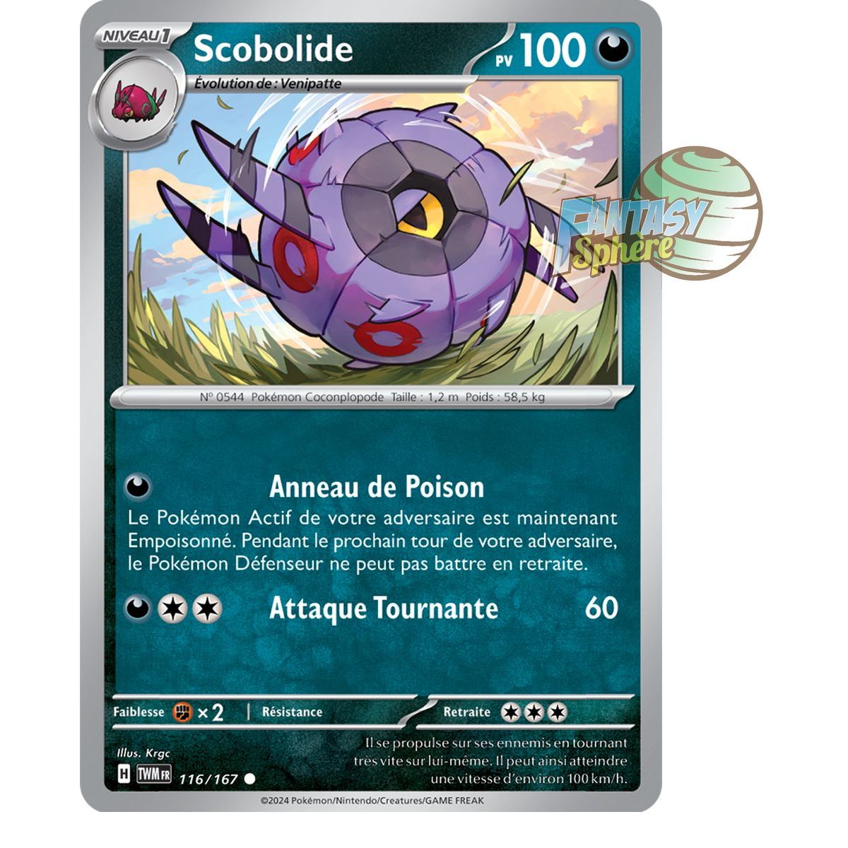 Scobolide – Kommune 116/167 – Scharlachrote und violette Twilight-Maskerade