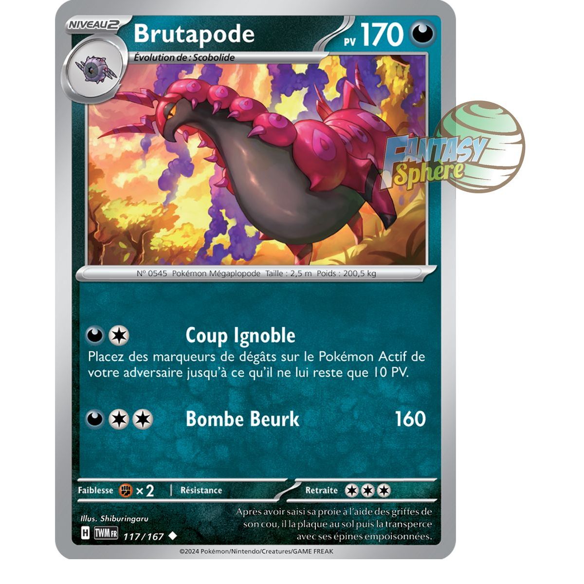 Item Brutapod – Ungewöhnlich 117/167 – Scharlachrote und violette Twilight-Maskerade