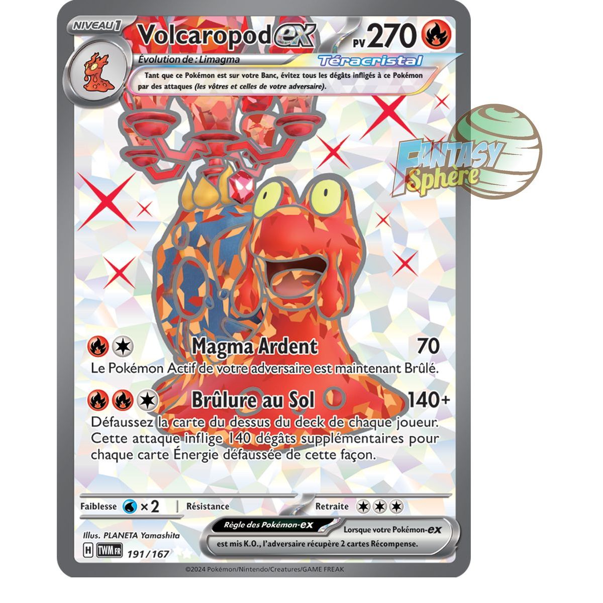 Volcaropod-ex – Ultra Rare 191/167 – Scharlachrot und Twilight Masquerade Violet