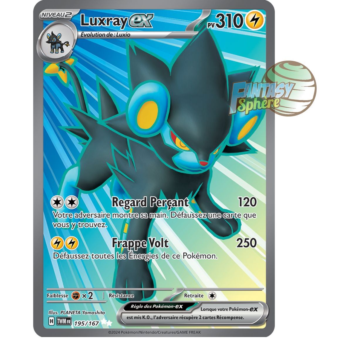 Item Luxray-ex – Ultra Rare 195/167 – Scarlet und Twilight Masquerade Violet