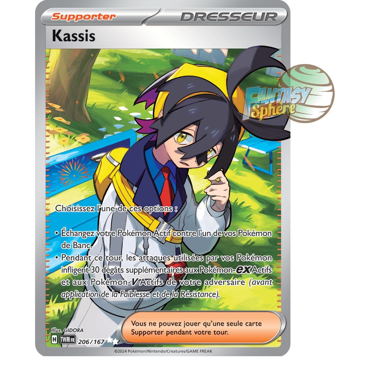 Kassis – Ultra Rare 206/167 – Scharlachrote und violette Twilight-Maskerade