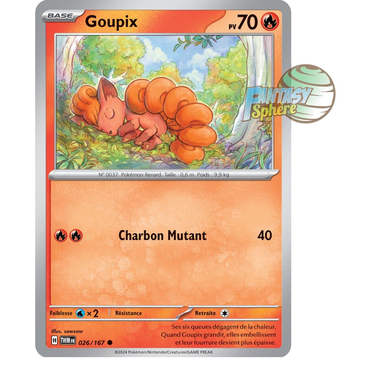 Item Vulpix – Rückseite 26/167 – Scharlachrote und violette Twilight-Maskerade