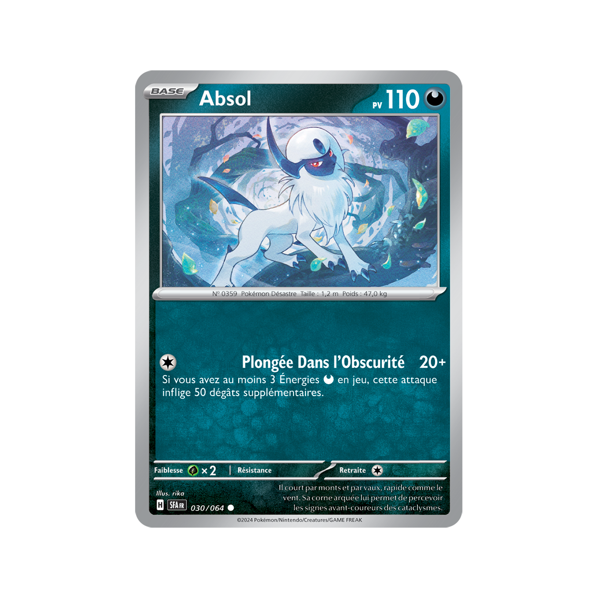 Absol – Reverse 30/64 – Scharlachrote und violette Nebelfabel