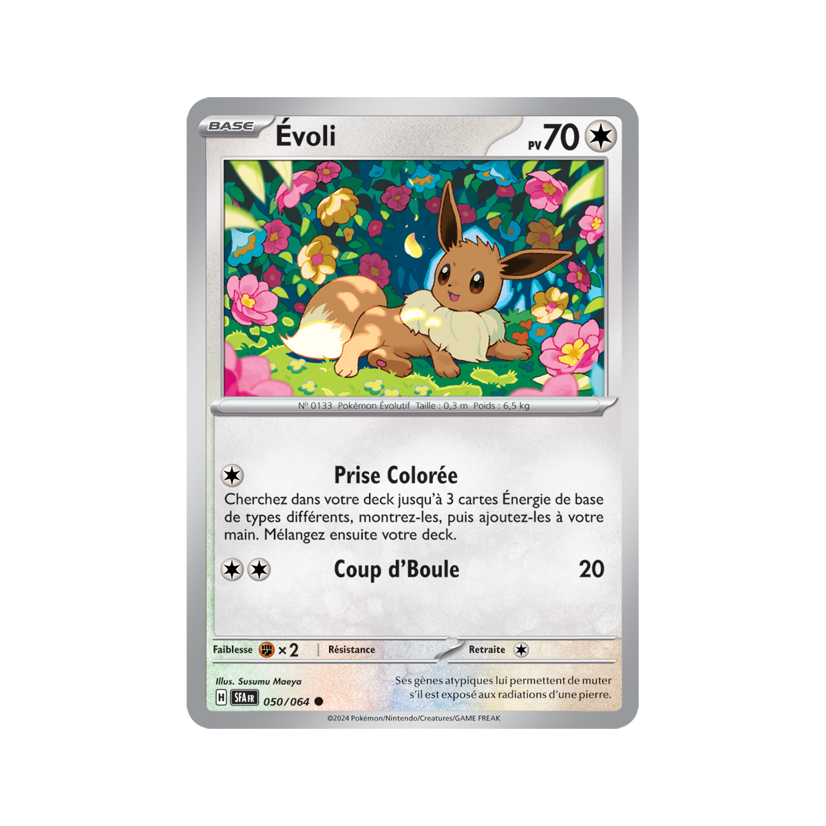 Eevee - Reverse 50/64 - Scharlach- und Lilanebel-Fabel