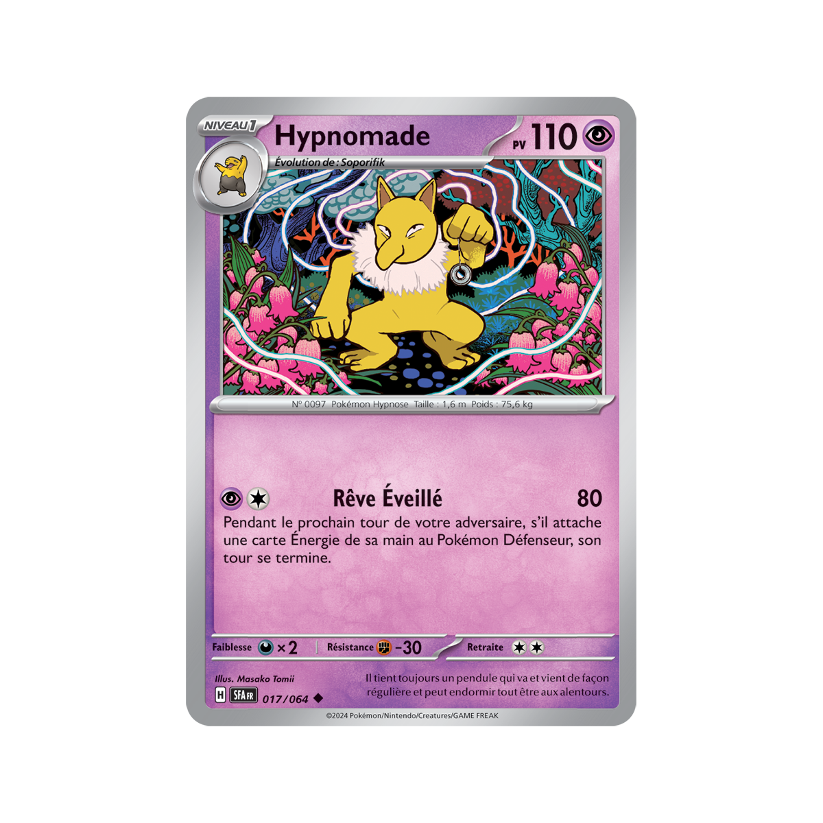 Hypnomade – Uncommon 17/64 – Scarlet and Violet Nebula Fable