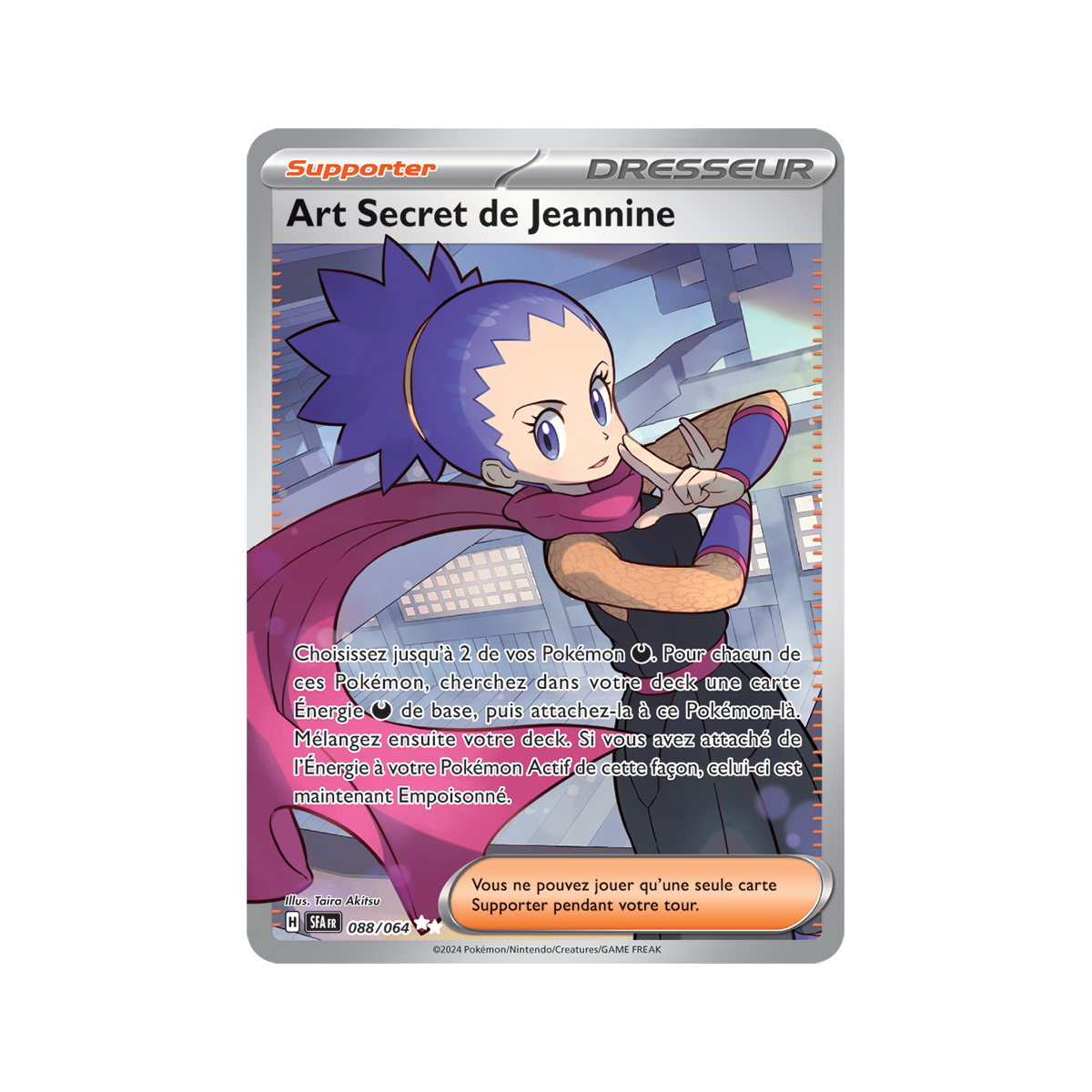 Secret Art of Jeannine – Full Art Ultra Rare 88/64 – Scarlet and Violet Fable Nébuleuse