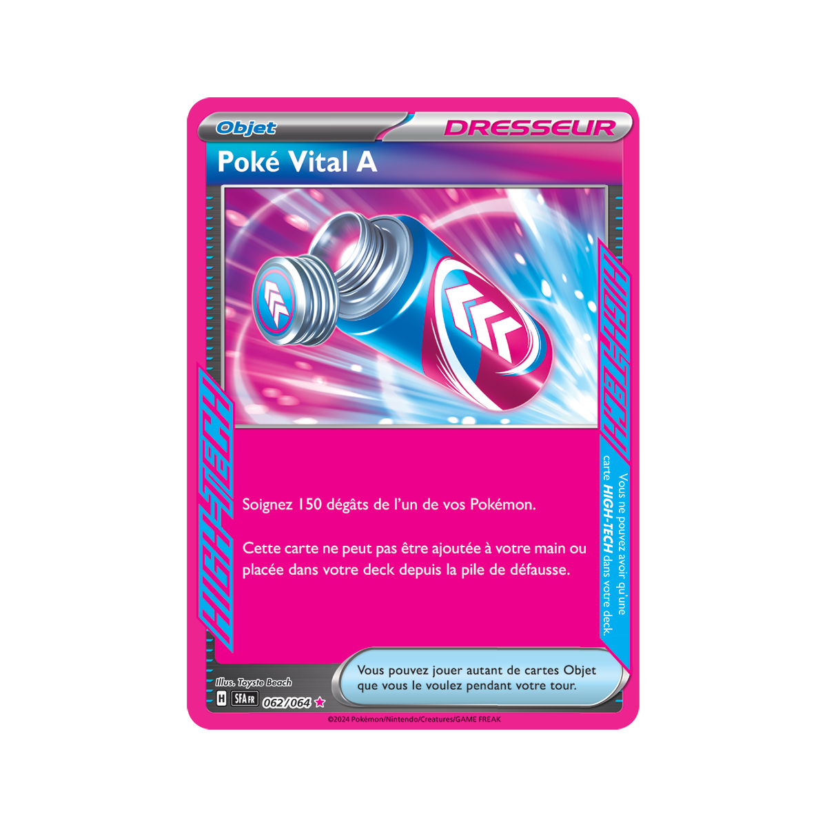 Poké Vital A – seltenes ACE SPEC 62/64 – Scarlet und Purple Fable Nebula