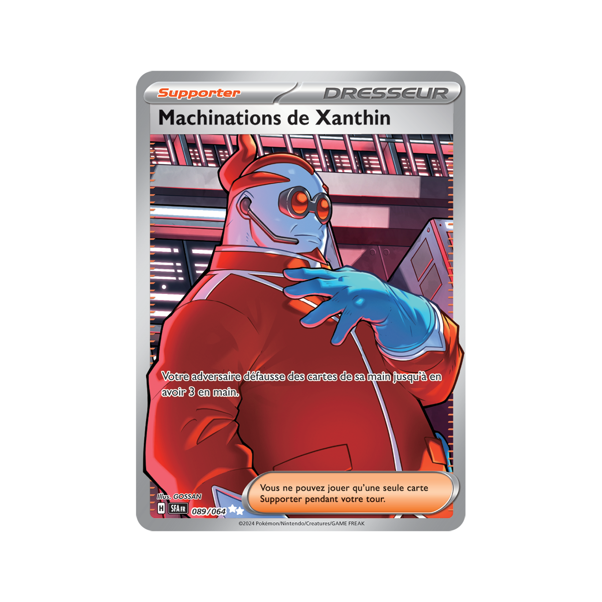 Machenschaften von Xanthin – Full Art Ultra Rare 89/64 – Scharlachroter und violetter Fabelnebel