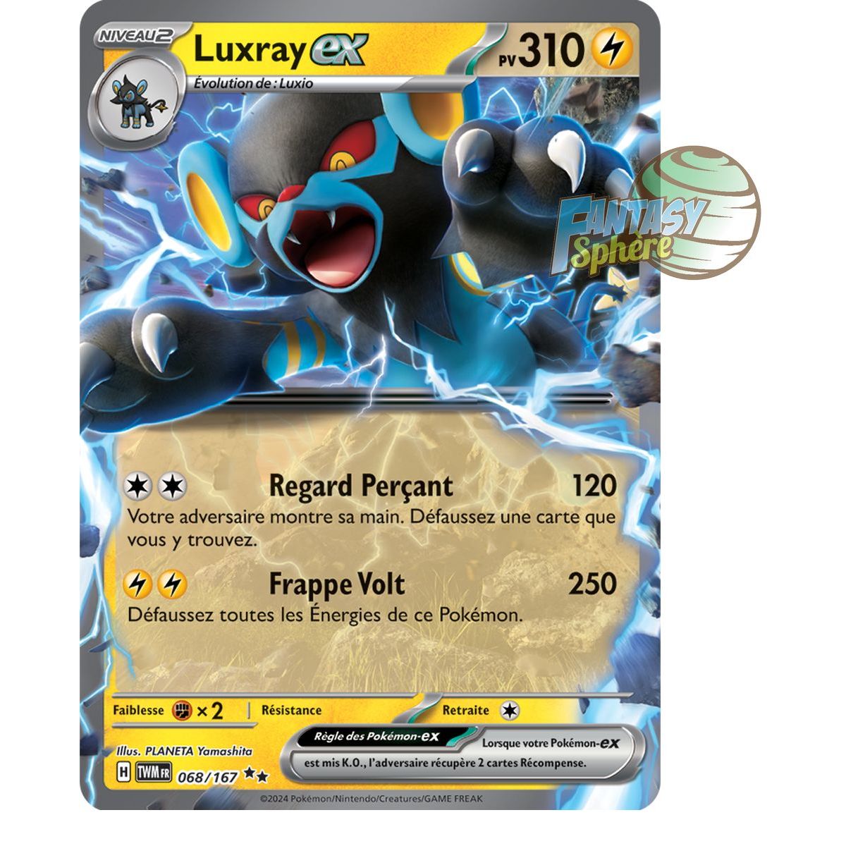 Luxray-ex – Double Rare 68/167 – Scarlet und Twilight Masquerade Violet