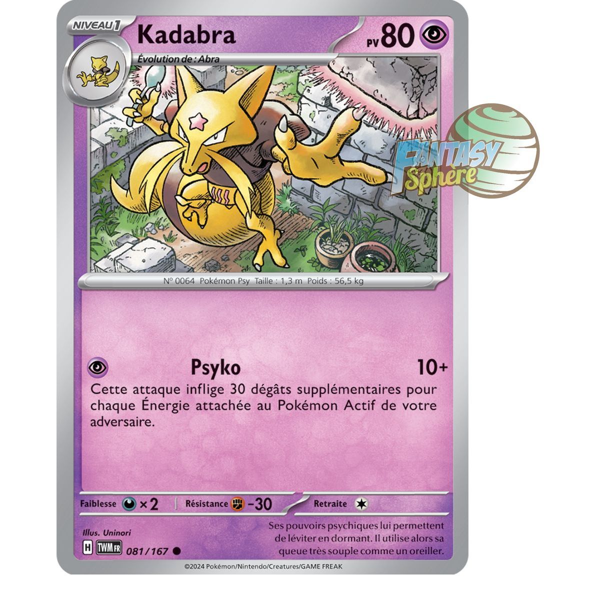 Kadabra – Rückseite 81/167 – Scharlachrote und violette Twilight-Maskerade