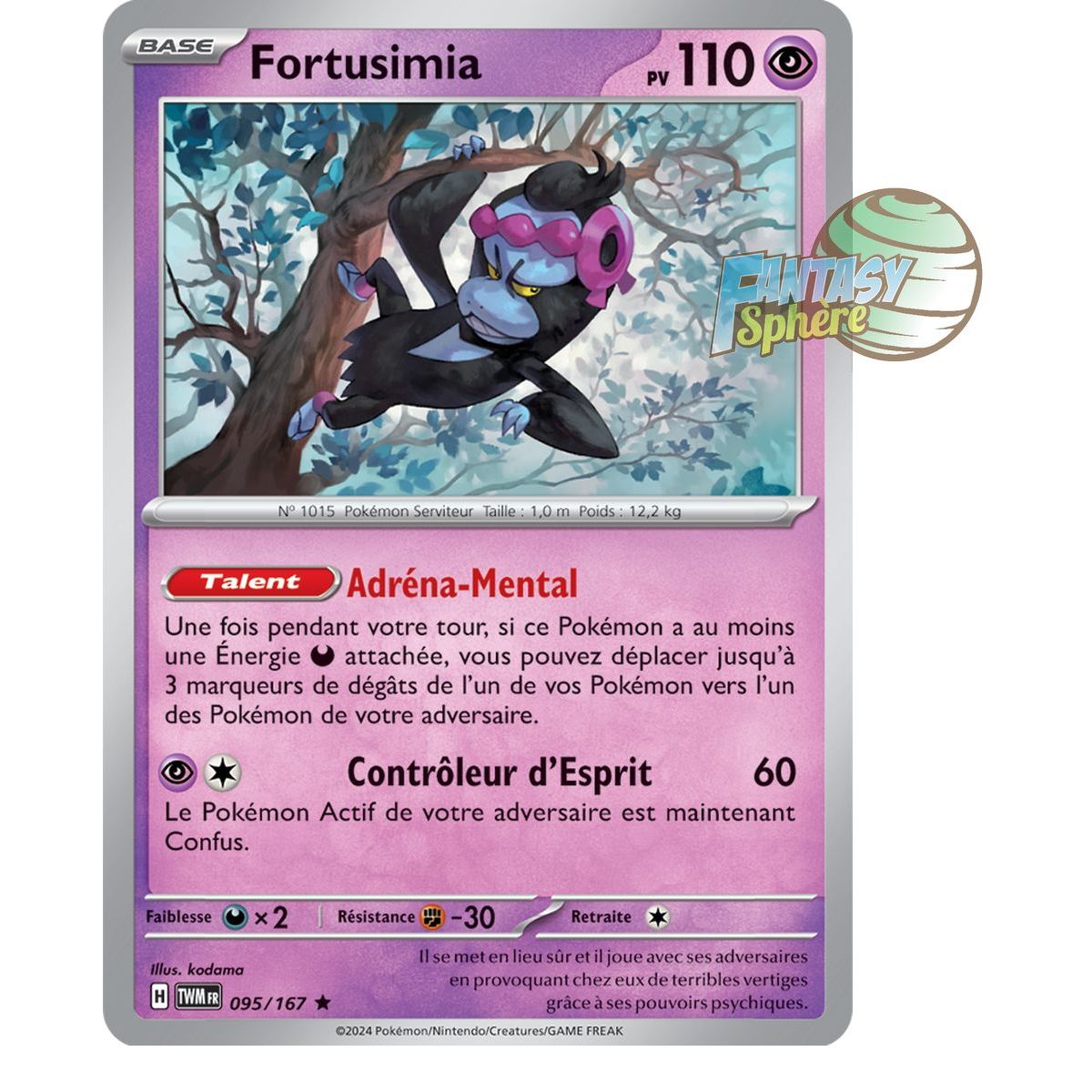 Fortusimia – Holo Rare 95/167 – Scharlachrote und violette Twilight-Maskerade