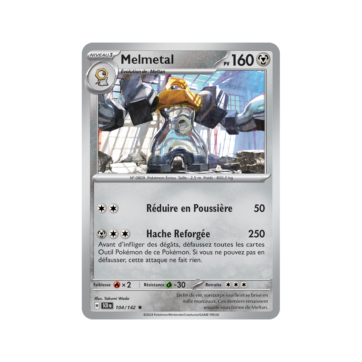 Melmetal – Holo Rare 104/142 – Scharlachrote und lila Sternkrone