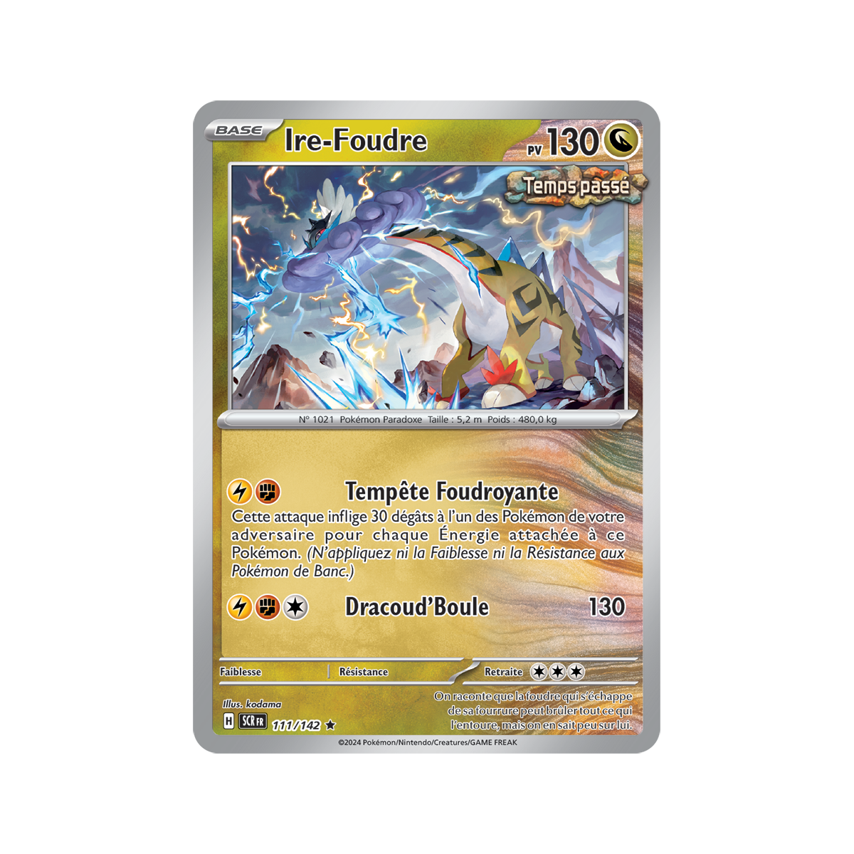 Lightningire – Holo Rare 111/142 – Scharlachrote und lila Sternkrone