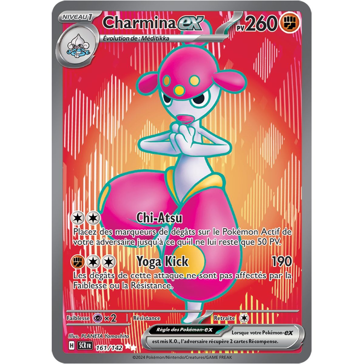 Item Charmina EX – Ultra Rare 161/142 – Scarlet und Stellar Crown Purple