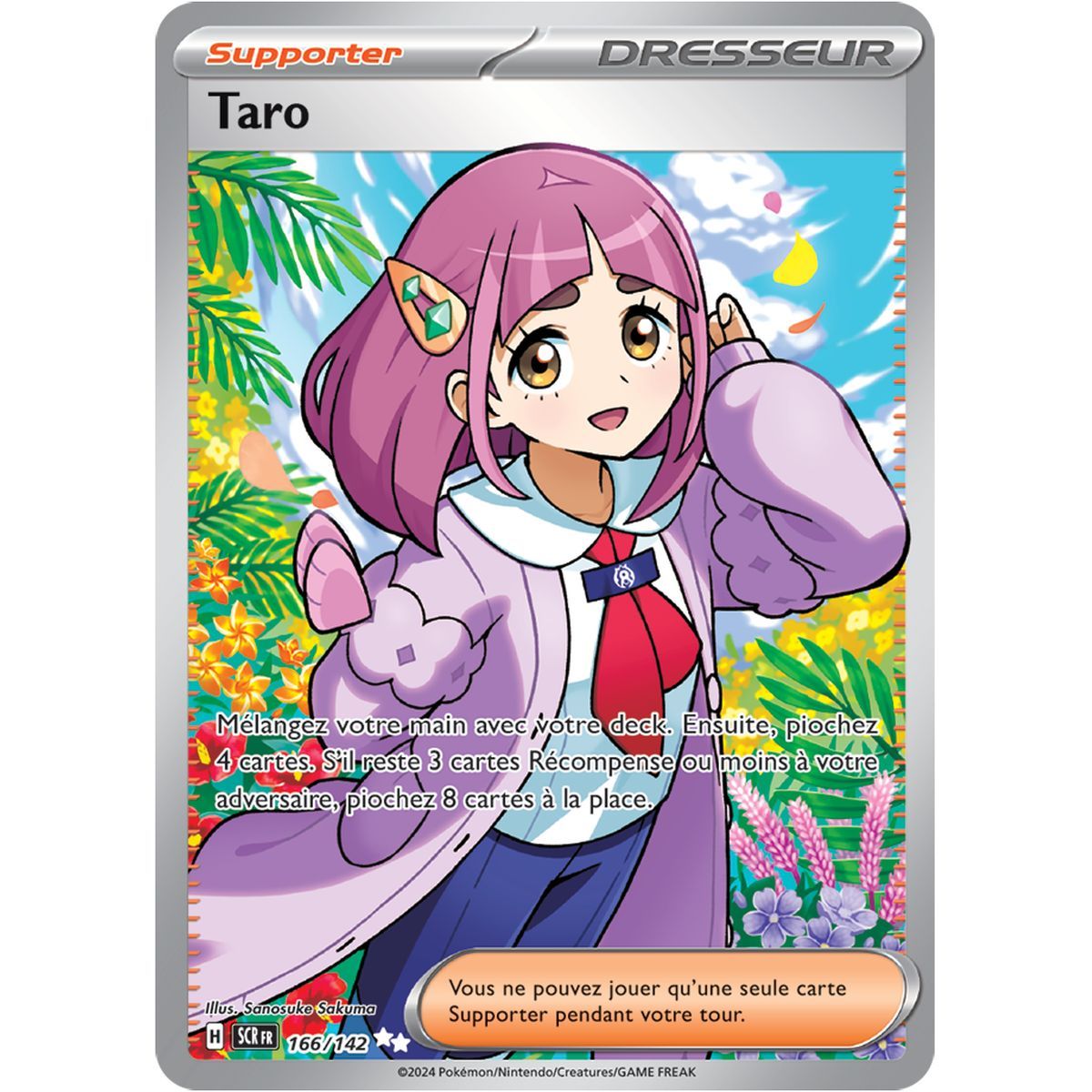 Taro – Ultra Rare 166/142 – Scarlet und Stellar Crown Purple