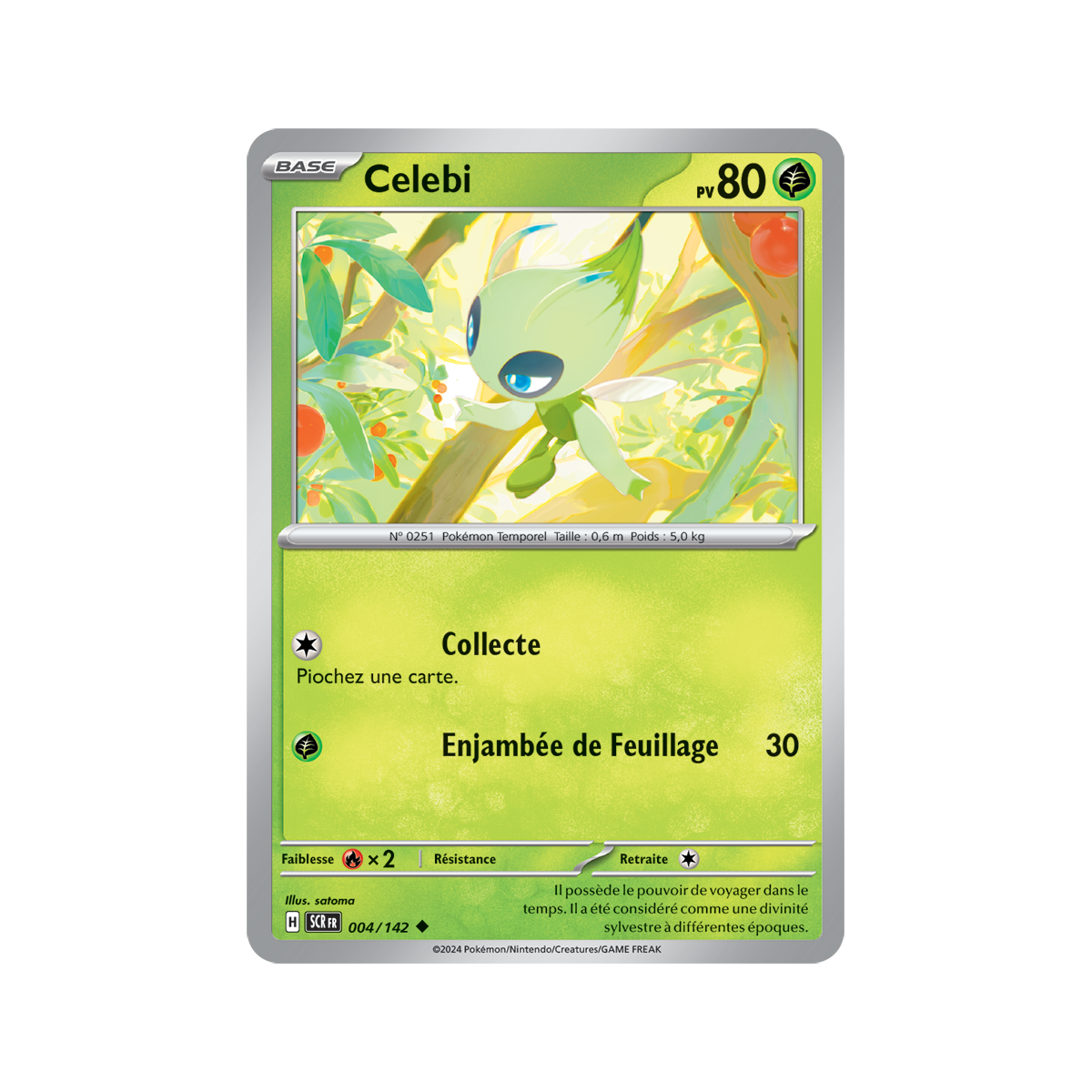 Celebi – Rückseite 4/142 – Scharlachrote und violette Sternkrone