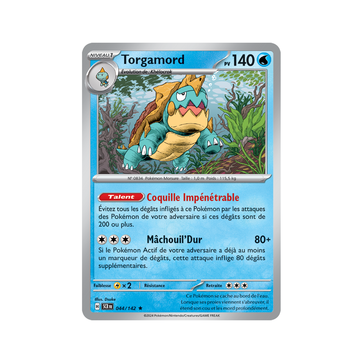 Item Torgamord – Holo Rare 44/142 – Scharlachrote und lila Sternenkrone