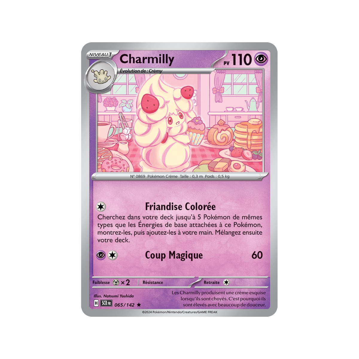 Charmilly – Holo Rare 65/142 – Scharlachrote und violette Sternenkrone