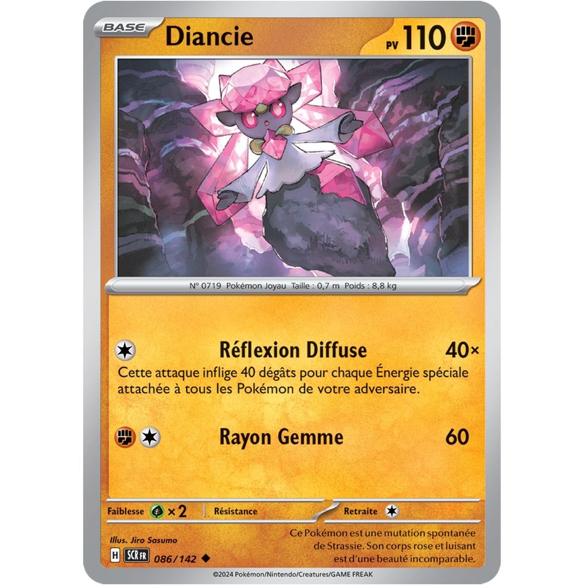 Diancie – Ungewöhnlich 86/142 – Scharlachrote und violette Sternkrone