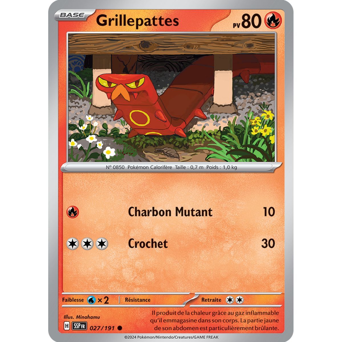 Grillepattes - Common 27/191 - Scharlachroter und violetter Wogender Funke