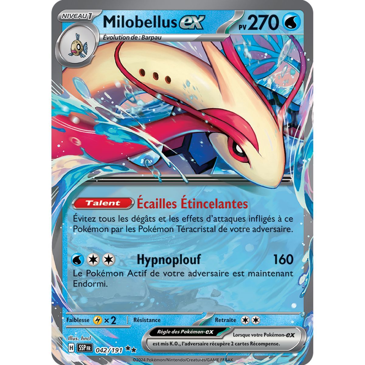 Milobellus-ex - Double Rare 42/191 - Scharlachroter und violetter Wogender Funke