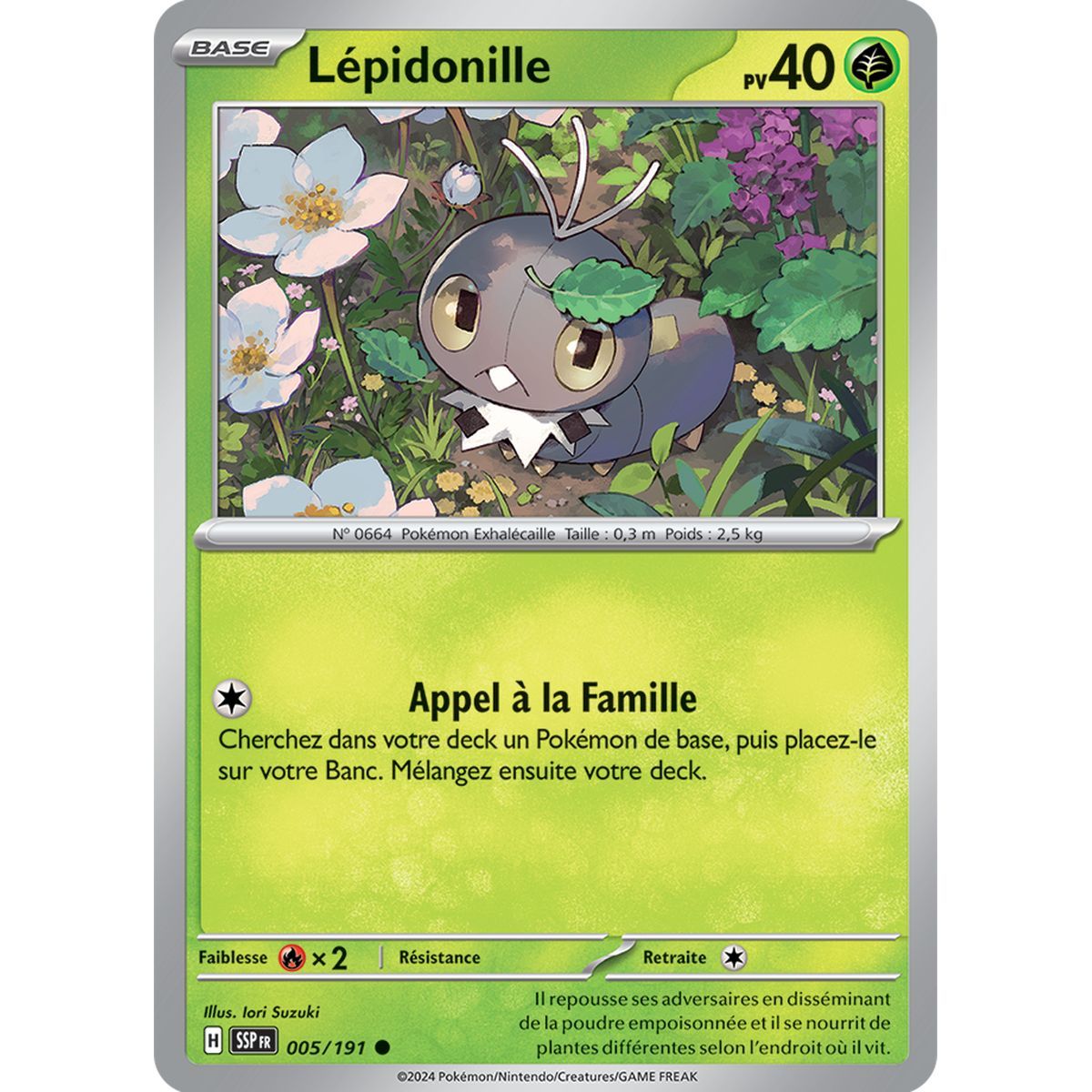 Lepidonilla - Common 5/191 - Scharlachroter und violetter Wogender Funke