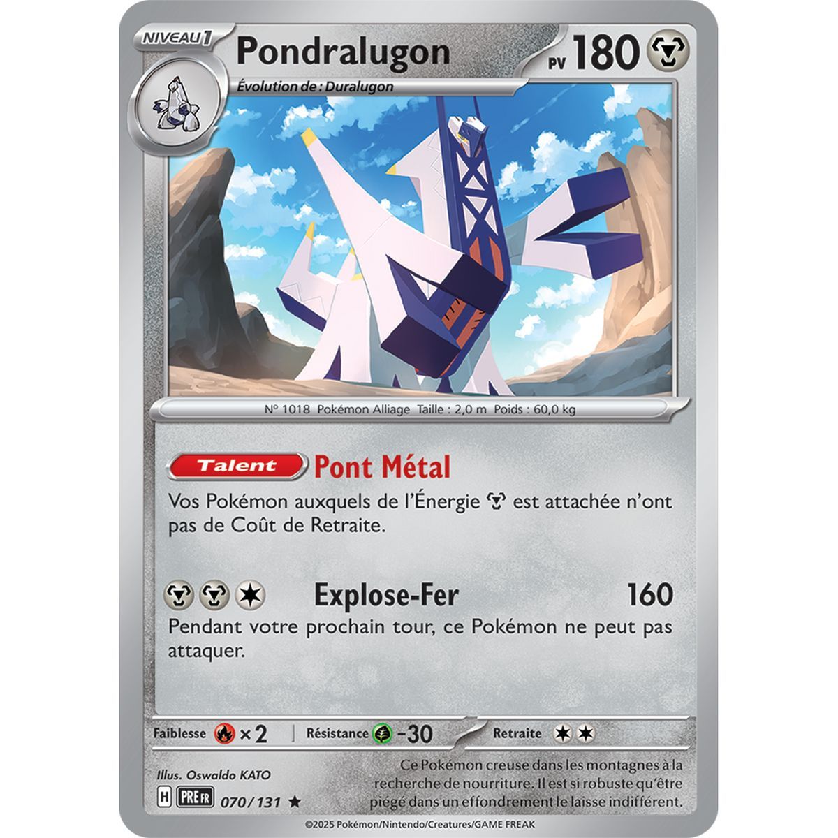 Pondralugon – Holo Rare 70/131 – Scharlachrot und Lila 8,5 Prisma-Entwicklungen