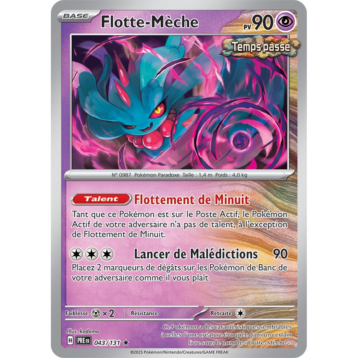 Fleet-Wick – Holo Rare 43/131 – Scharlachrot und Lila 8,5 Prisma-Entwicklungen
