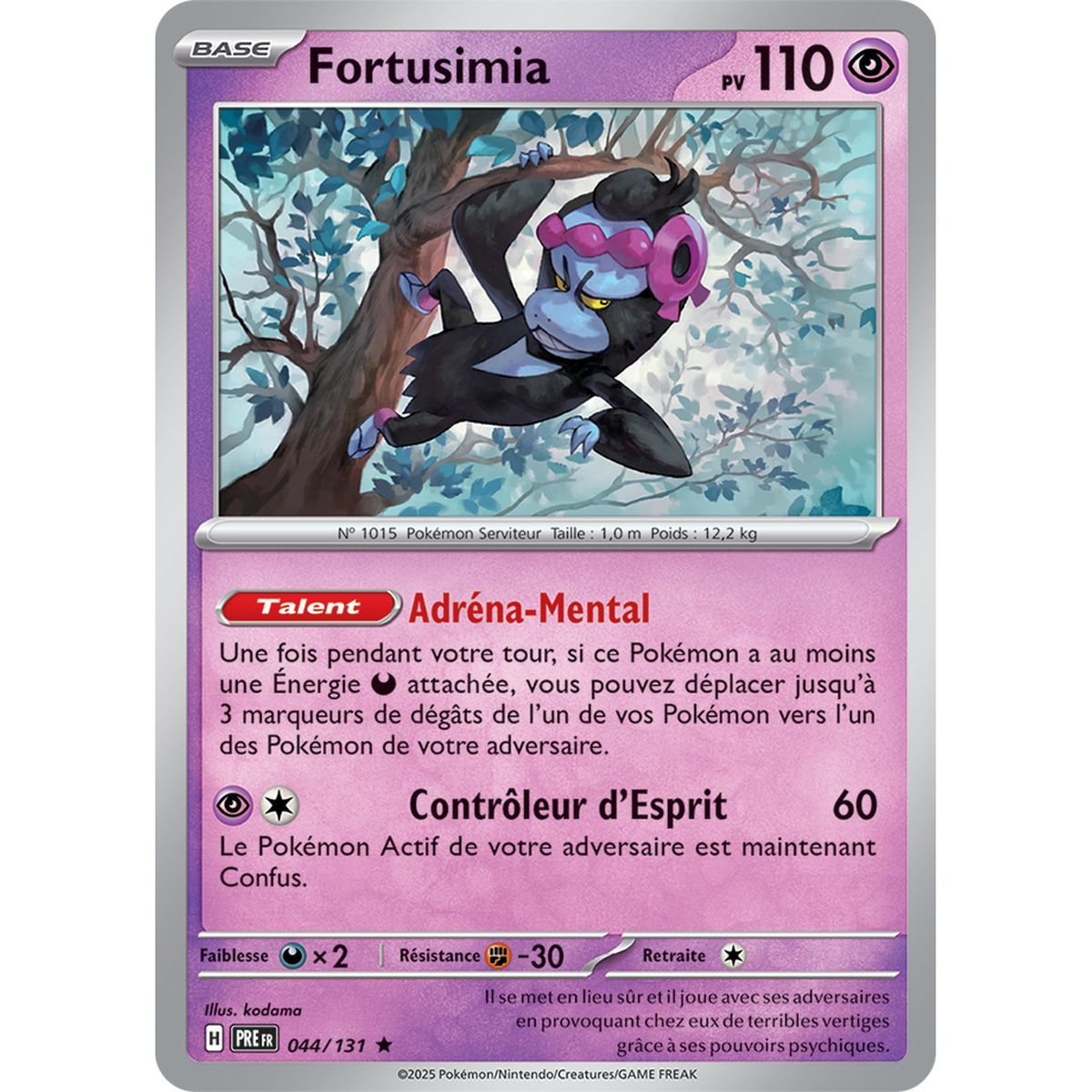 Fortusimia – Holo Rare 44/131 – Scharlachrot und Lila 8,5 Prisma-Entwicklungen