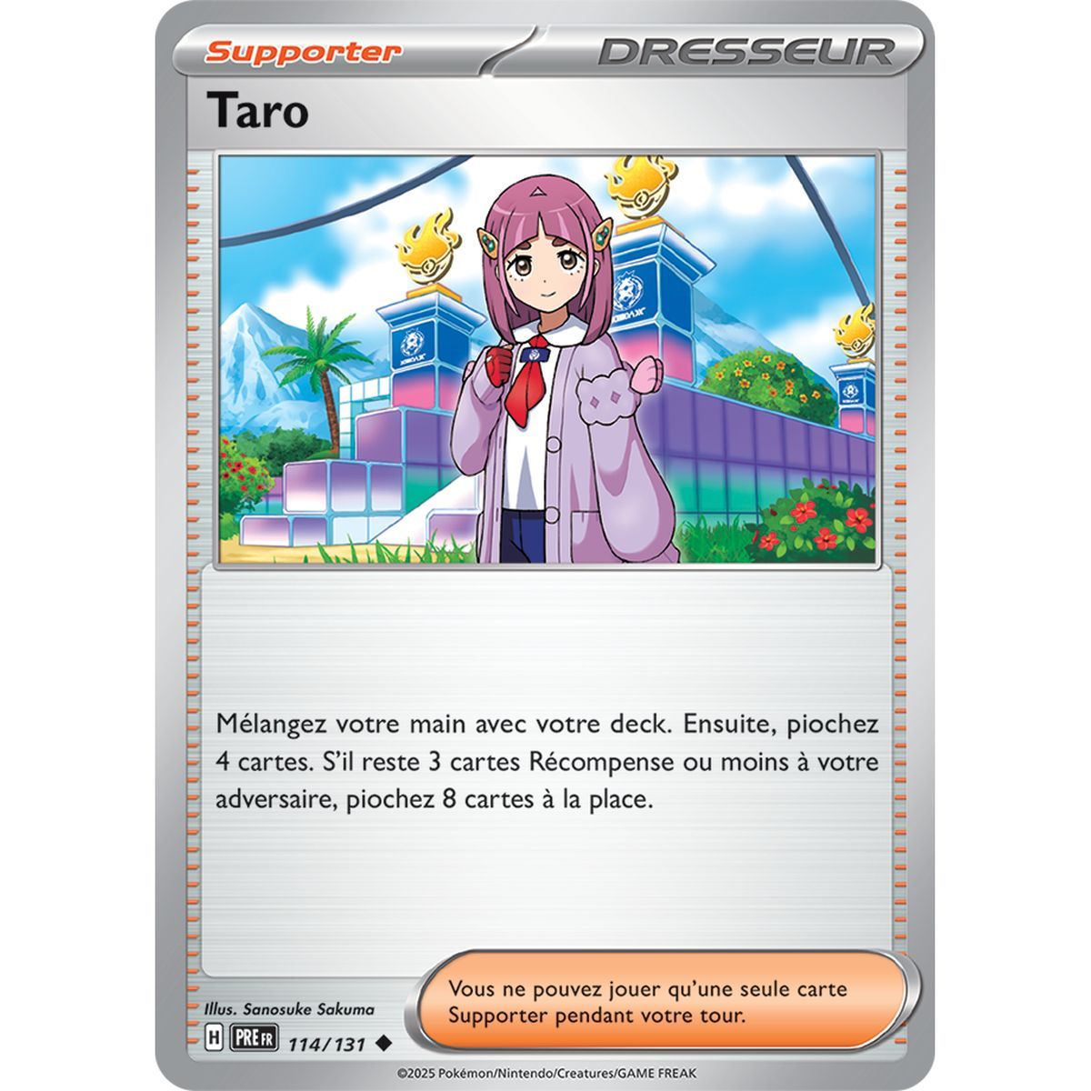 Taro – Rückseite 114/131 – Scharlachrot und Violett 8,5 Prisma-Entwicklungen