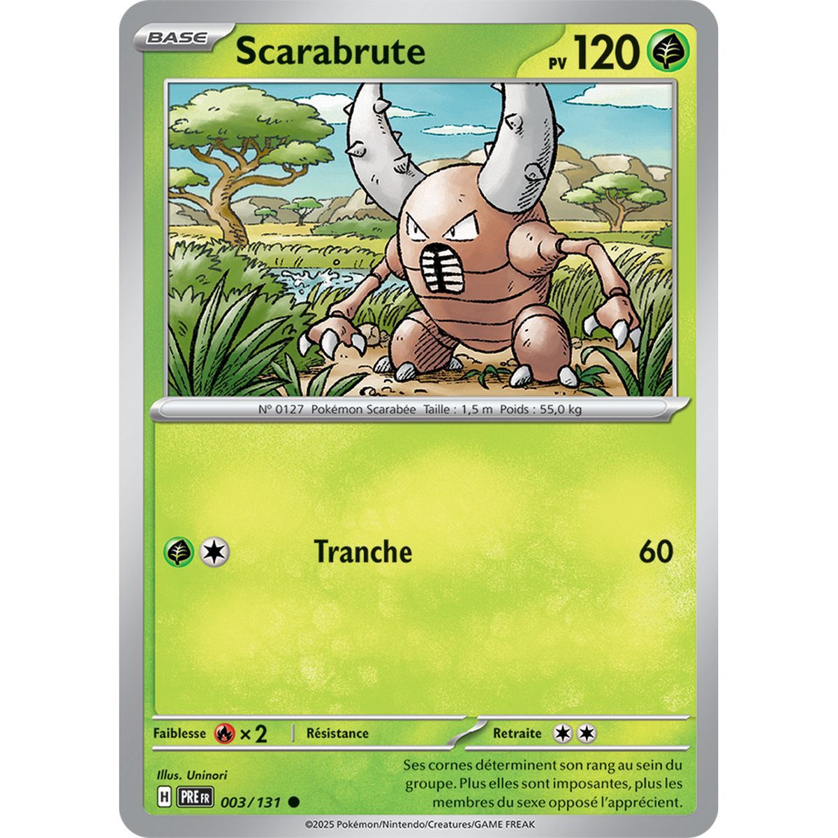 Scarabrute – Rückseite 3/131 – Scharlachrot und Lila 8,5 Prisma-Entwicklungen
