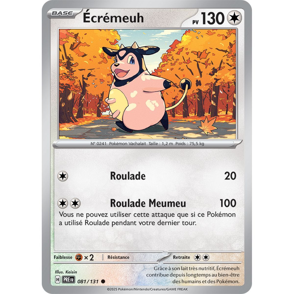 Creamy – Reverse 81/131 – Scharlachrot und Lila 8,5 Prismatic Evolutions