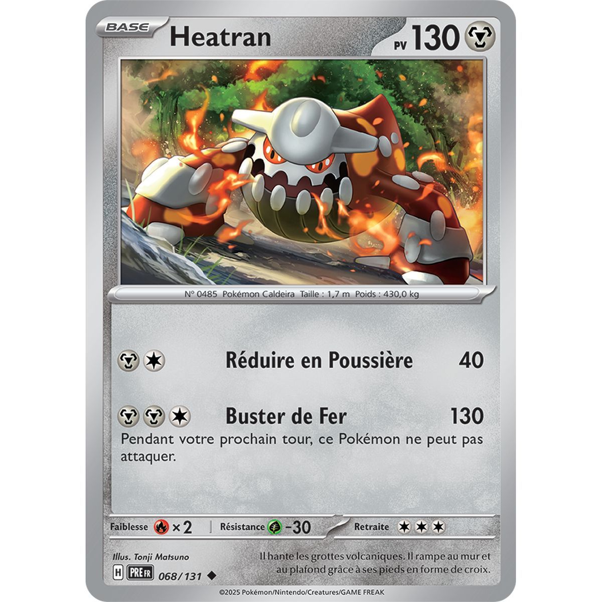 Heatran – Ungewöhnlich 68/131 – Scharlachrot und Lila 8,5 Prisma-Entwicklungen