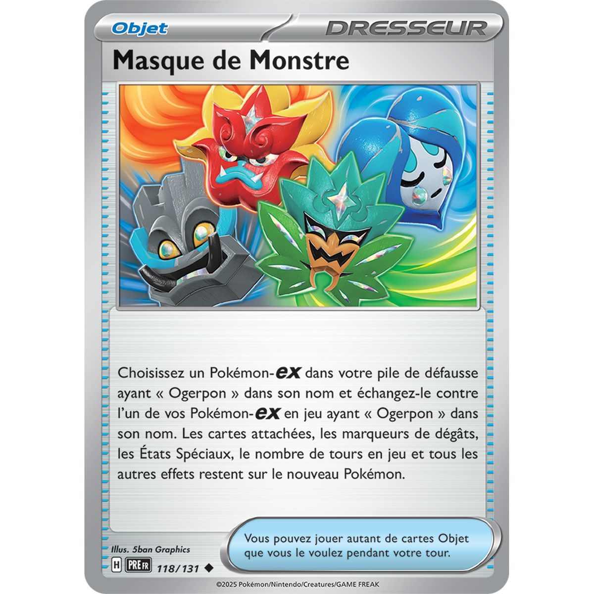 Monstermaske – Ungewöhnlich 118/131 – Scharlachrot und Lila 8,5 Prisma-Evolutionen