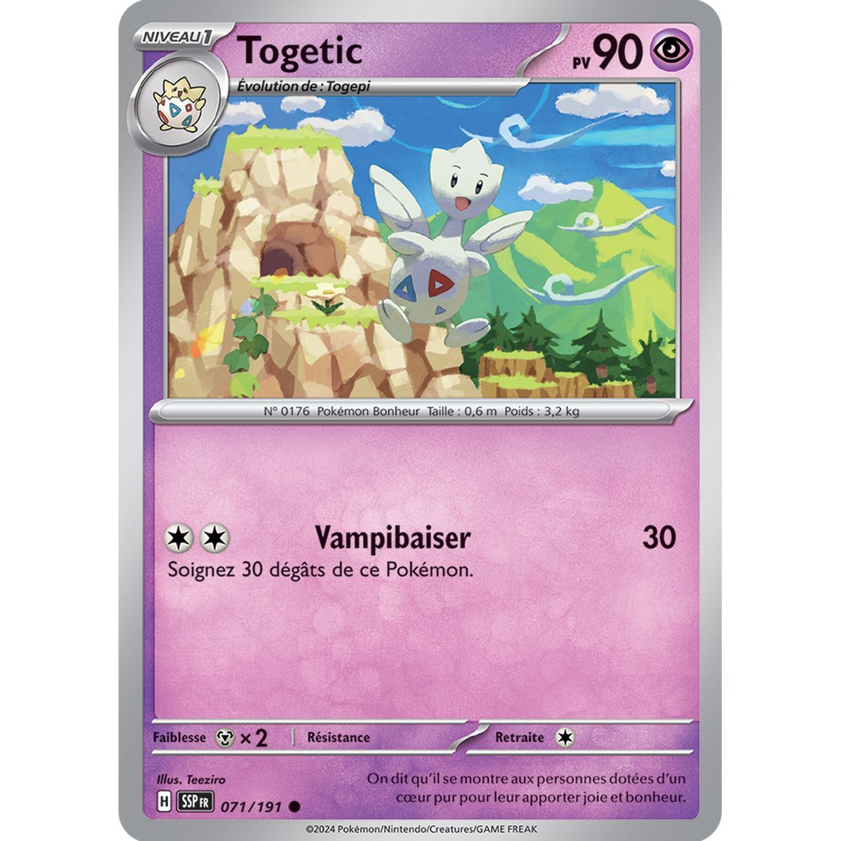 Togetic - Commune 71/191 - Scharlachroter und violetter Wogender Funke