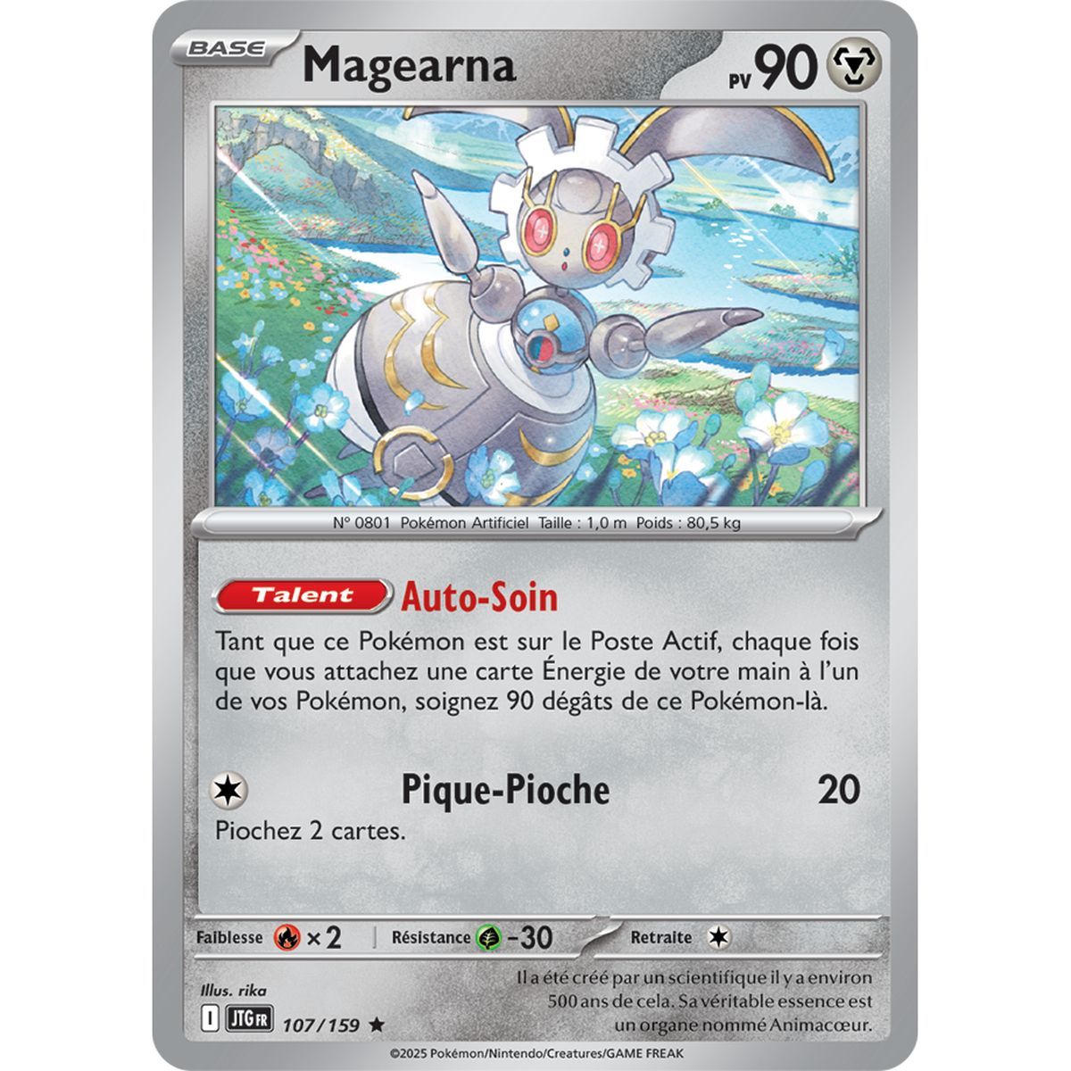 Magearna – Rückseite 107/159 – Scharlachrot und Lila 9 gemeinsame Abenteuer