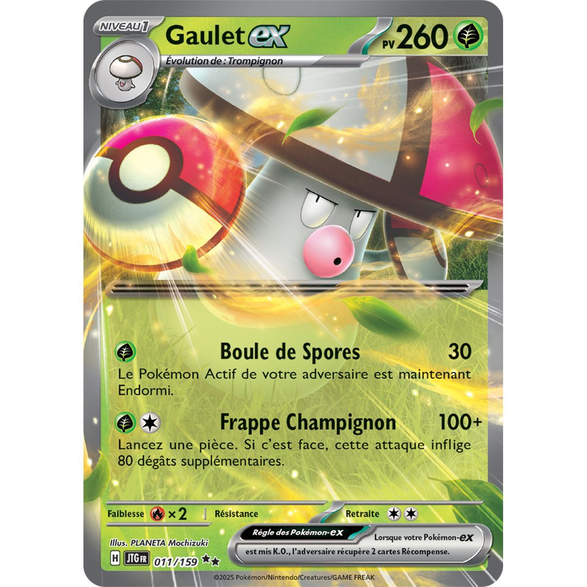 Gaulet-ex – Double Rare 11/159 – Scharlachrotes und violettes 9-Abenteuer-Set