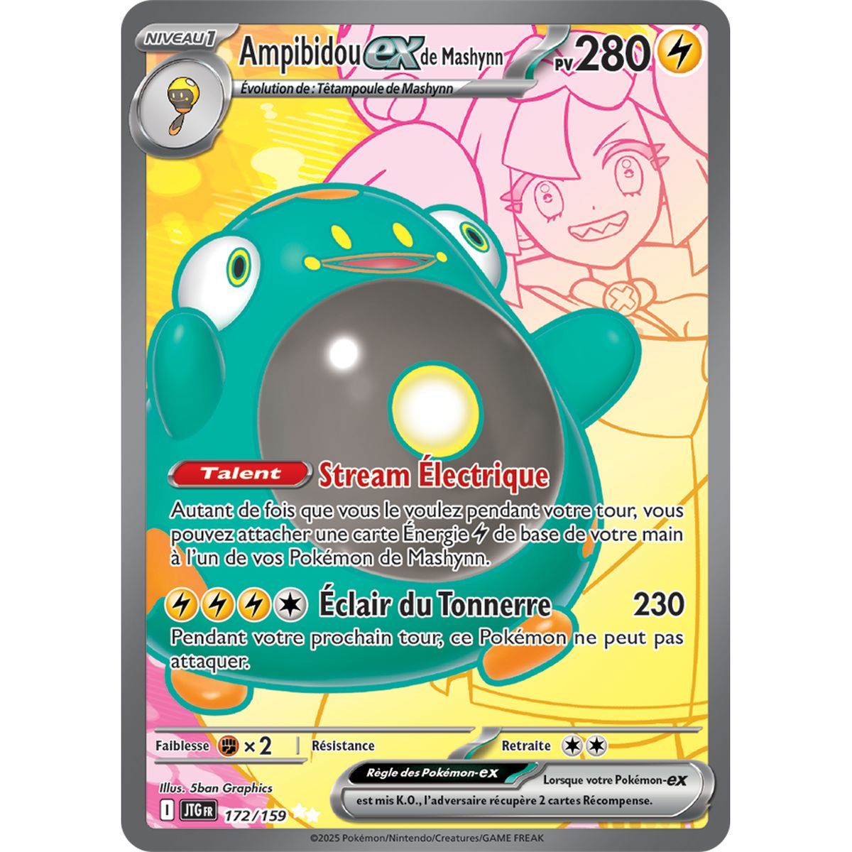 Ampibidou-exde Mashynn - Ultra Rare 172/159 - Scarlet and Purple 9 Adventures Together