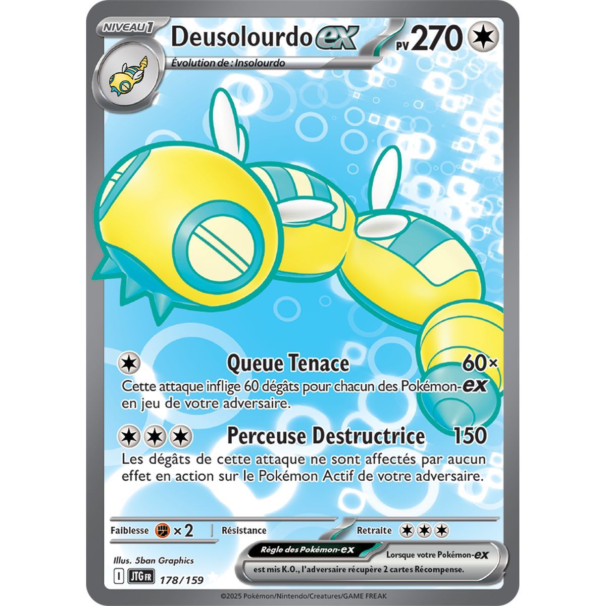 Deusolourdo-ex – Ultra Rare 178/159 – Scharlachrotes und violettes 9-Abenteuer-Set