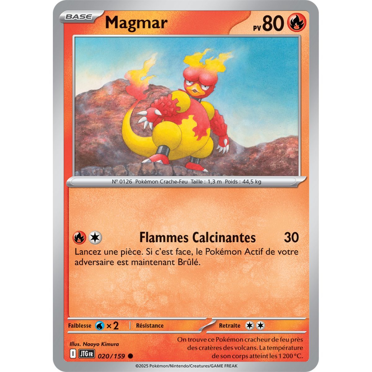Magmar – Common 20/159 – Scharlachrot und Lila 9 gemeinsame Abenteuer