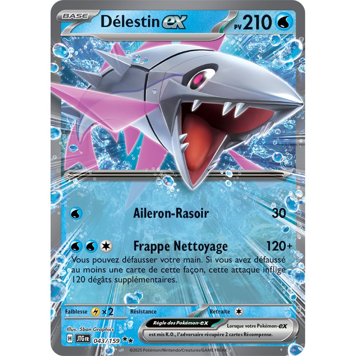 Délestin-ex – Double Rare 43/159 – Scarlet and Purple 9 Adventures Set