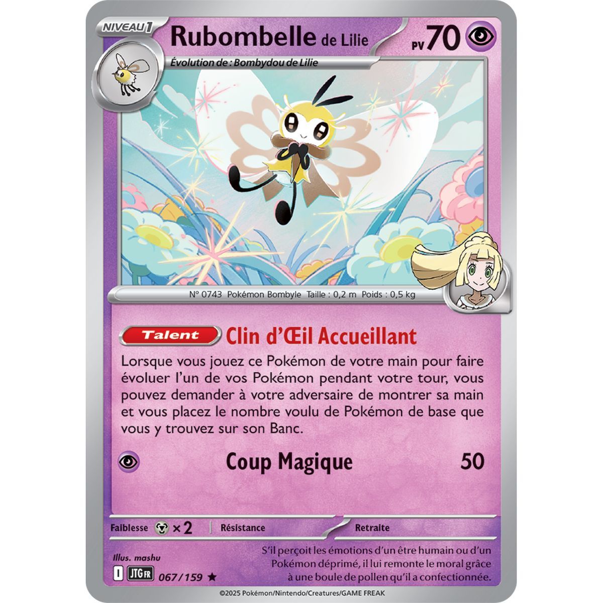 Rubombelle de Lilie – Rückseite 67/159 – Scarlet und Violet 9 gemeinsame Abenteuer