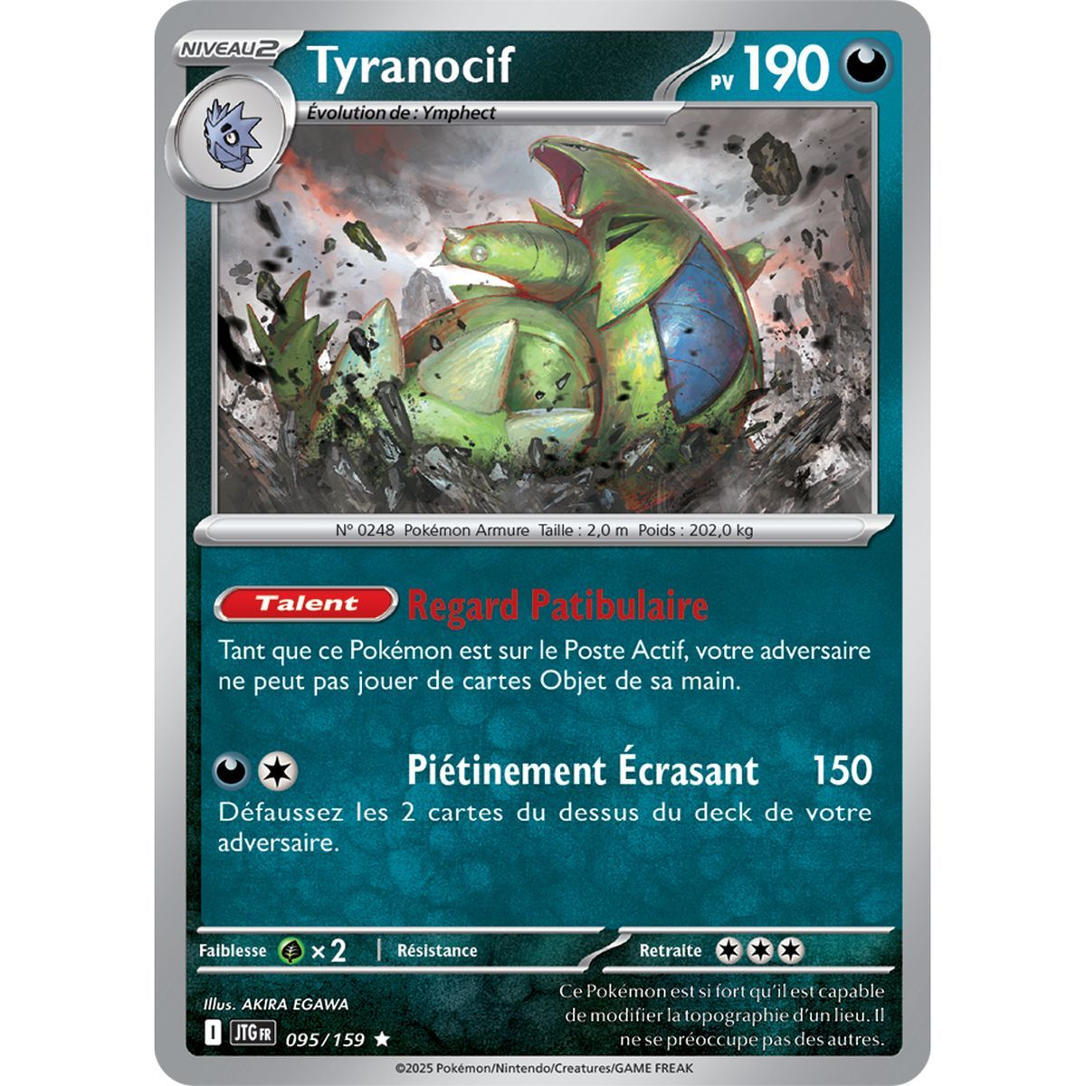 Tyranitar – Rückseite 95/159 – Scharlachrot und Lila 9 gemeinsame Abenteuer