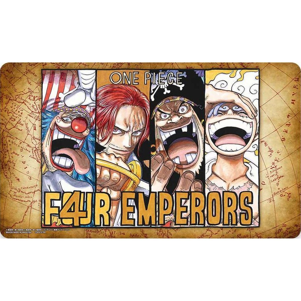 Spielmatte – 4 Four Emperors – Limited Edition Vol.2 – One Piece Kartenspiel – versiegelt