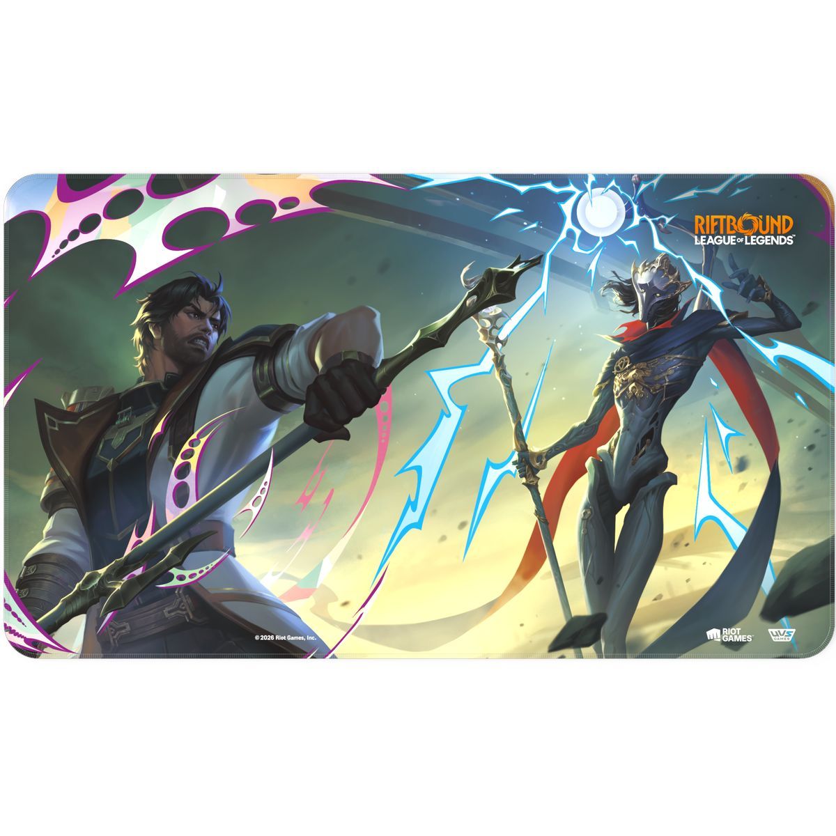 Spielmatte – Jayce vs. Viktor – Riftbound League of Legends TCG – Set 4 Vendetta – Versiegelt