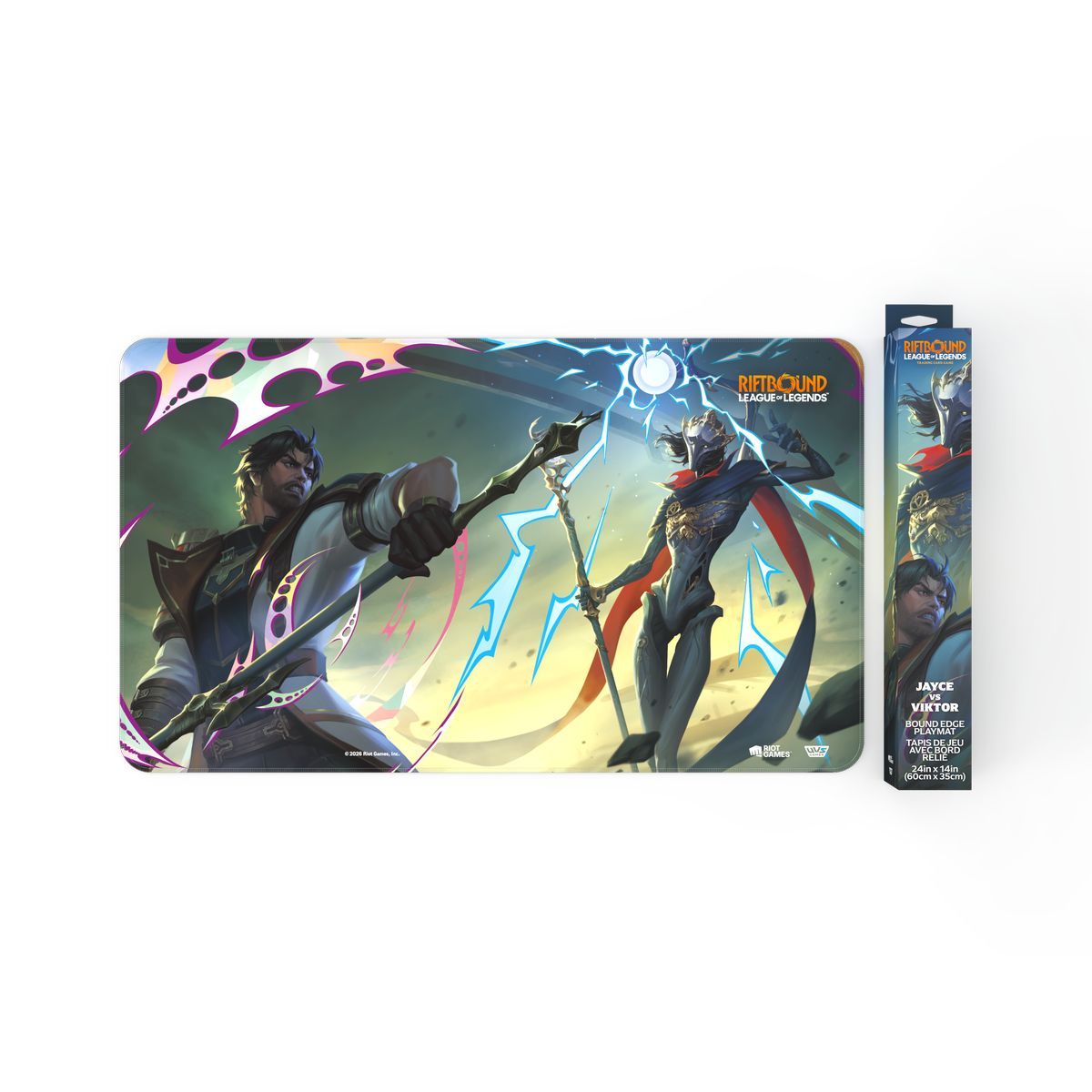 Spielmatte – Jayce vs. Viktor – Riftbound League of Legends TCG – Set 4 Vendetta – Versiegelt