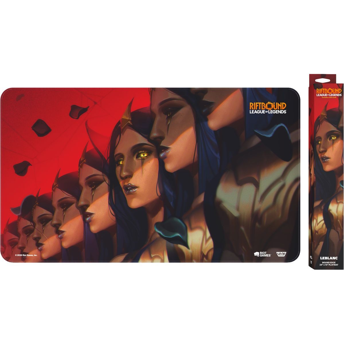 Spielmatte – Leblanc, die Betrügerin – Riftbound League of Legends TCG – Set 3 Unleashed – Versiegelt
